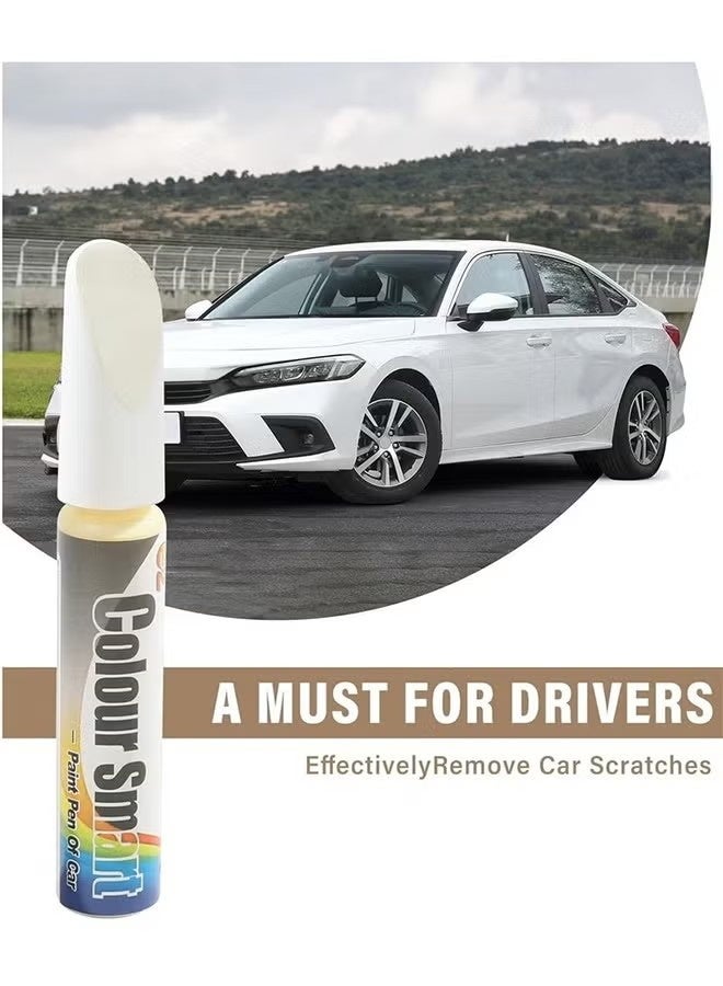 ATRJSZ Car Scratch Remover, Car Scratch Repair, Car Accessories Car Deep Scratch Remover, Scratch Remover for Vehicles, Universal Car Touch Up Paint for Deep Scratches, 12ml (White) - Image 4